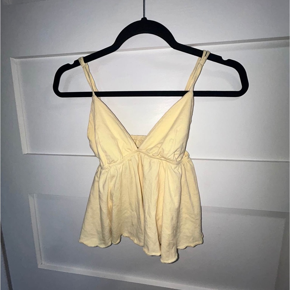 Target Light Yellow Women's Tank Top